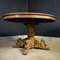 Antique Wooden Oval Table with Lions Heads on the Legs 1