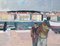 Adrien, Holy Port de Cassis, 1955, Oil on Canvas, Framed 1