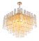 Large Amber Murano Glass 13 Light Chandelier Pendant Lamp, 1970s 2