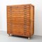 French File Cabinet in Metal and Wood, Image 3