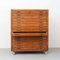 French File Cabinet in Metal and Wood 11