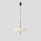 Model 2065 Lamp with White Diffuser, Black Hardware & Black Cable by Gino Sarfatti for Astep 8