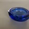 Organic Blue Murano Glass Bowl, Italy, 1970s 4