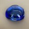 Organic Blue Murano Glass Bowl, Italy, 1970s 13