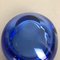 Organic Blue Murano Glass Bowl, Italy, 1970s 11
