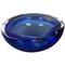Organic Blue Murano Glass Bowl, Italy, 1970s, Image 1