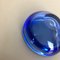 Organic Blue Murano Glass Bowl, Italy, 1970s 14