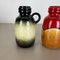 Fat Lava Supercolor Vases from Scheurich, Germany, 1970s, Set of 3 5