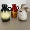 Fat Lava Supercolor Vases from Scheurich, Germany, 1970s, Set of 3, Image 15
