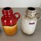 Fat Lava Supercolor Vases from Scheurich, Germany, 1970s, Set of 3 10