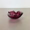 Large Pink Murano Bubble Glass Bowl, Italy, 1970s 2