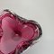 Large Pink Murano Bubble Glass Bowl, Italy, 1970s 9