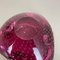 Large Pink Murano Bubble Glass Bowl, Italy, 1970s 17