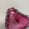 Large Pink Murano Bubble Glass Bowl, Italy, 1970s 8