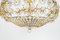 Large Brass and Crystal Chandelier from Palwa, Germany, 1970s 3