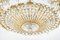 Large Brass and Crystal Chandelier from Palwa, Germany, 1970s, Image 4