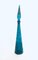 Mid-Century Modern Italian Design Blue Glass Genie Decanter with Stopper, 1960s, Image 6