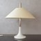 Lámpara de mesa Ml3 de vidrio blanco de Ingo Maurer para Design M, años 80, Imagen 1