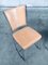 Juego de sillas de comedor italianas posmodernas de cuero de Segis, años 90. Juego de 2, Imagen 3
