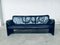 Postmodern Design Dutch Black Leather Three Seater Sofa by Leolux, 1980s 8
