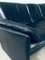 Postmodern Design Dutch Black Leather Three Seater Sofa by Leolux, 1980s 3