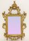 Antiker Spiegel mit goldenem Rahmen 1