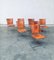 Postmodern Italian Design Leather Dining Chair Set by Segis, 1990s, Set of 7, Image 34