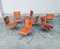 Postmodern Italian Design Leather Dining Chair Set by Segis, 1990s, Set of 7 21