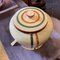 Boîte à Biscuits Art Déco en Céramique Peinte à la Main par Ceramiche Faenza, Italie, 1930s 2