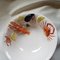 Mid-Century Italian Hand-Painted Seafood Serving Dishes from Bassano, Set of 5 4