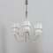 Space Age Italian Chandelier with Murano Glass Ombre Shades, 1970s 2