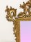Espejo antiguo dorado, Italia, Imagen 3