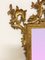 Espejo antiguo dorado, Italia, Imagen 5