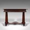 Antique English Regency Console Table Writing Desk, 1820s 5