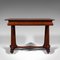 Antique English Regency Console Table Writing Desk, 1820s 1