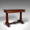 Antique English Regency Console Table Writing Desk, 1820s 2