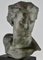 Georges Gori, Busto Art Déco dell'aviatore Jean Mermoz, 1930, bronzo, Immagine 9