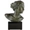 Georges Gori, Buste Art Déco de l'Aviateur Jean Mermoz, 1930, Bronze 1