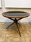 Italienischer Mid-Century Couchtisch aus Holz & Opalglas von Cesare Lacca, 1950er 1