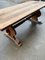 Vintage Rustic Oak Farm Table, 1950s 13