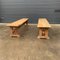 Oak Farm Benches, Set of 2, Image 17