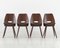 Lollipop Dining Chairs by František Jirák for Tatra, 1960s, Set of 4 1