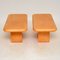 Vintage Lacquered Parchment Side Tables from Aldo Tura, Set of 2 5