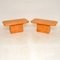 Vintage Lacquered Parchment Side Tables from Aldo Tura, Set of 2, Image 2
