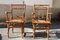 Italian Chairs in Bamboo and Brass Italy, 1950s, Set of 2 1
