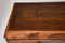 Large Antique Burr Walnut Leather Top Pedestal Desk, Image 7