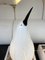 Italienische Hohe Penguin Murano Glas Lampe, 1980er 10