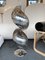 French Metal Spiral Lamps by Henri Mathieu, 1970s, Set of 2 8