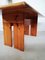 Brutalist Solid Pine Wood Table, 1970s 6