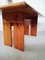 Brutalist Solid Pine Wood Table, 1970s, Image 6